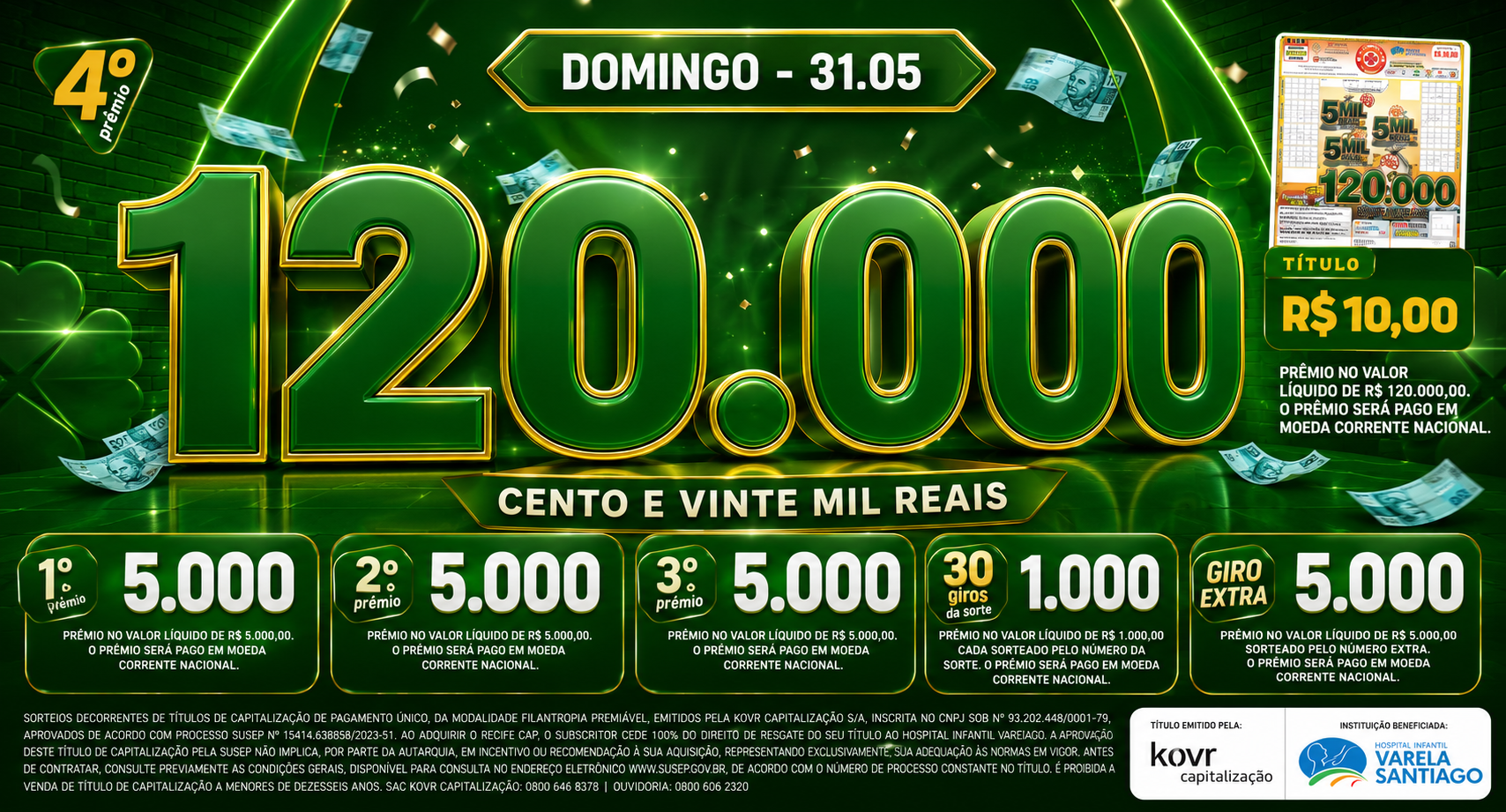 Banner do sorteio